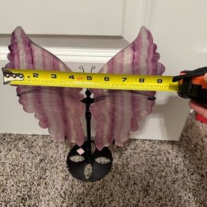 Beautiful purple stripe flourite wings larg